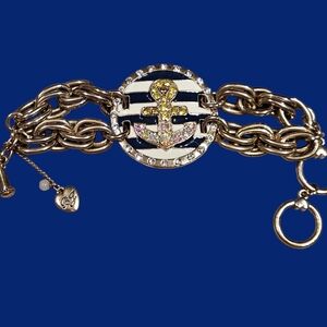 ⚓Betsey Johnson "Ship Shape" Collection Toggle Statement Vintage Bracelet - EPC